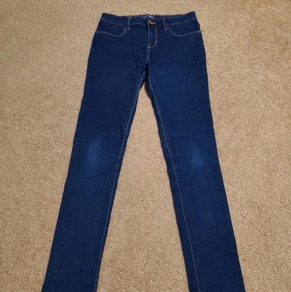 𝅺OLD Navy Girl's Ballerina Blue Jeans, size 14 - Picture 1 of 8